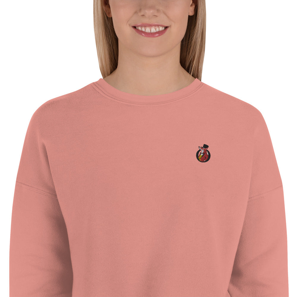 Snooty Fox Art Crop Sweatshirt - Snooty Fox Art Logo