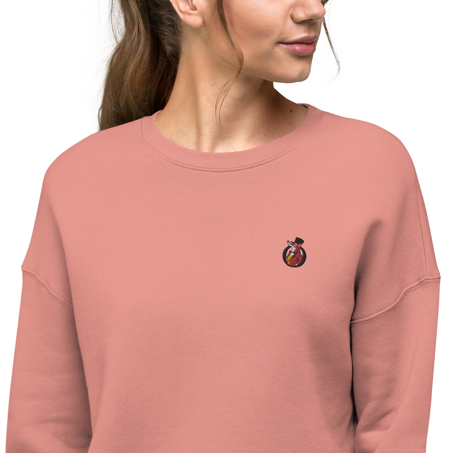 Snooty Fox Art Crop Sweatshirt - Snooty Fox Art Logo