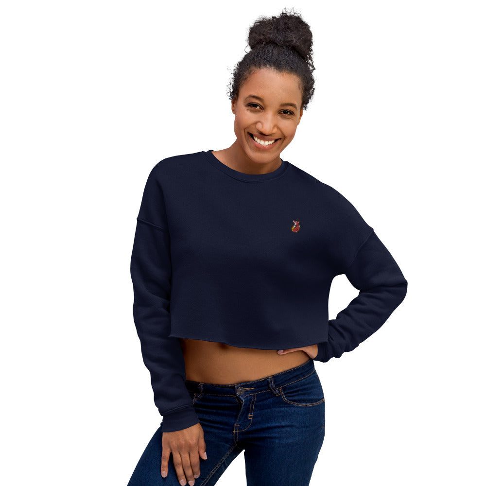 Snooty Fox Art Crop Sweatshirt - Snooty Fox Art Logo