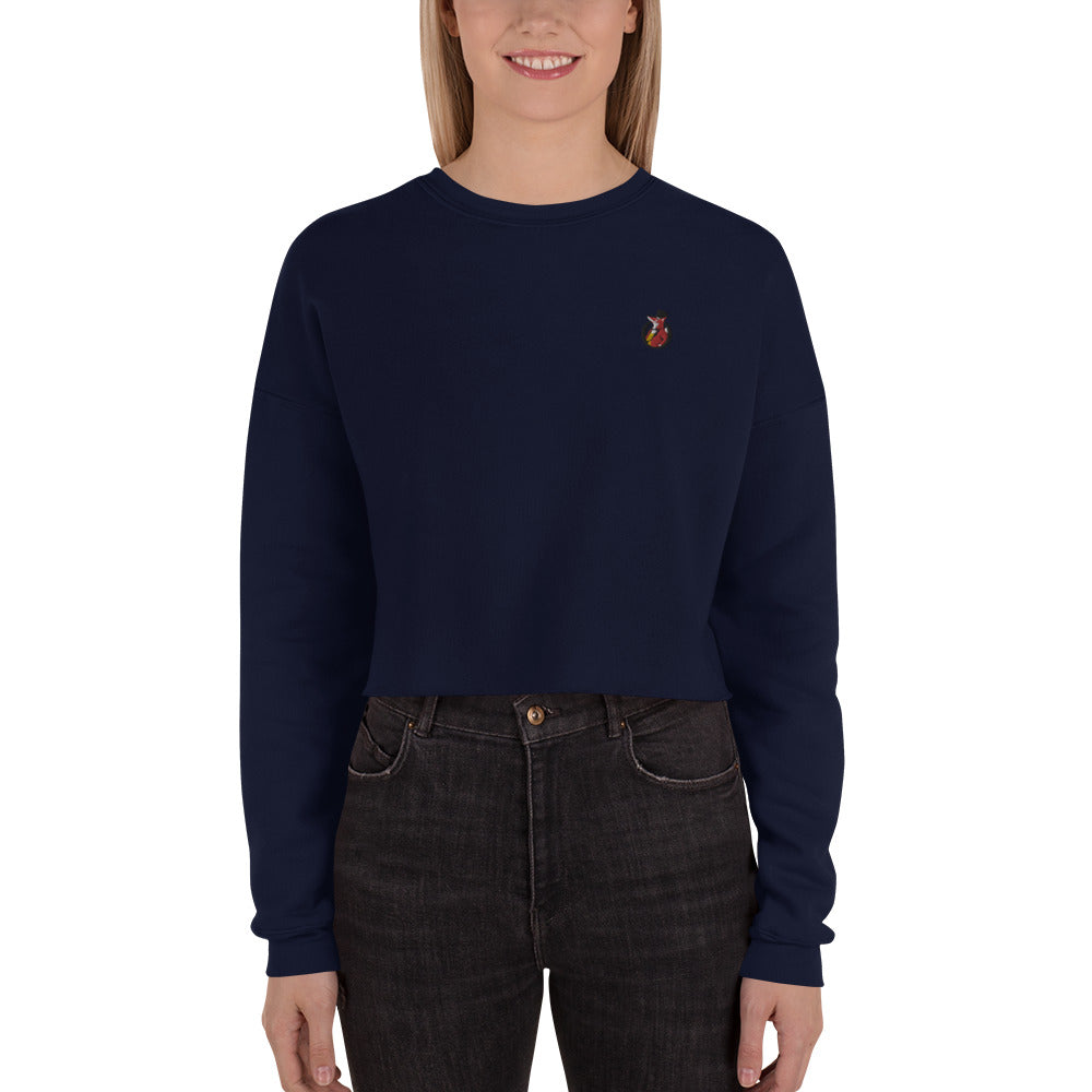 Snooty Fox Art Crop Sweatshirt - Snooty Fox Art Logo