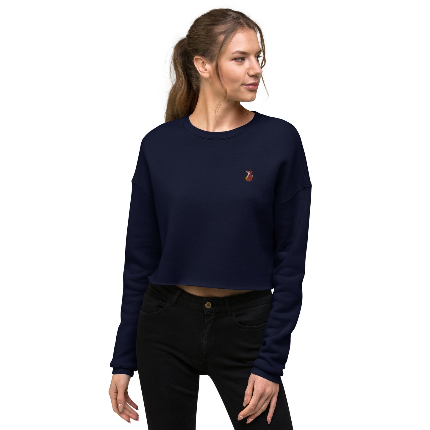 Snooty Fox Art Crop Sweatshirt - Snooty Fox Art Logo