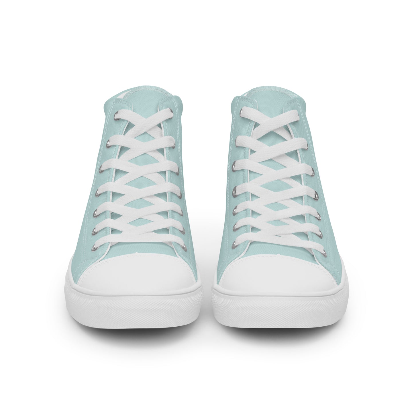 Snooty Fox Art Women’s High Top Canvas Shoes - Skylight