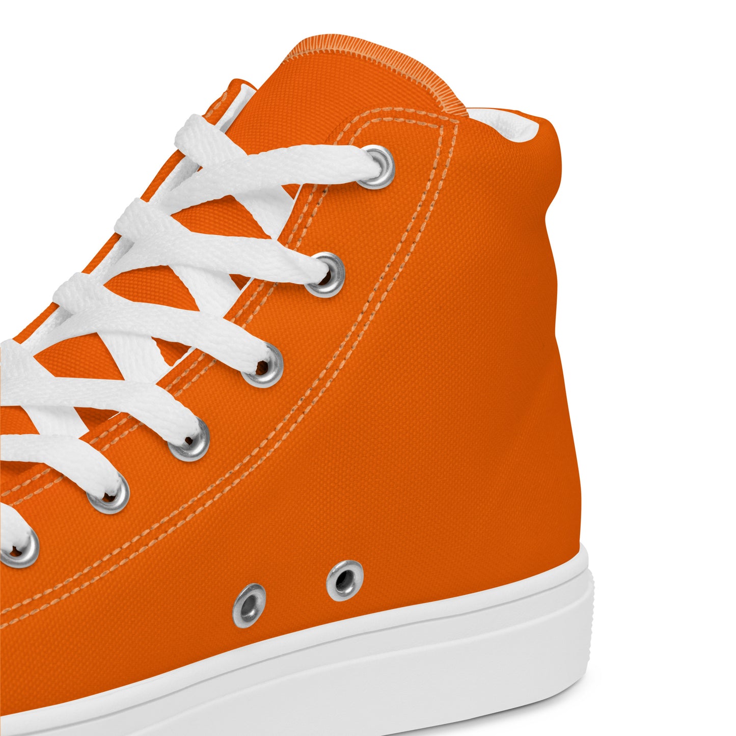 Snooty Fox Art Women’s High Top Canvas Shoes - Tangelo