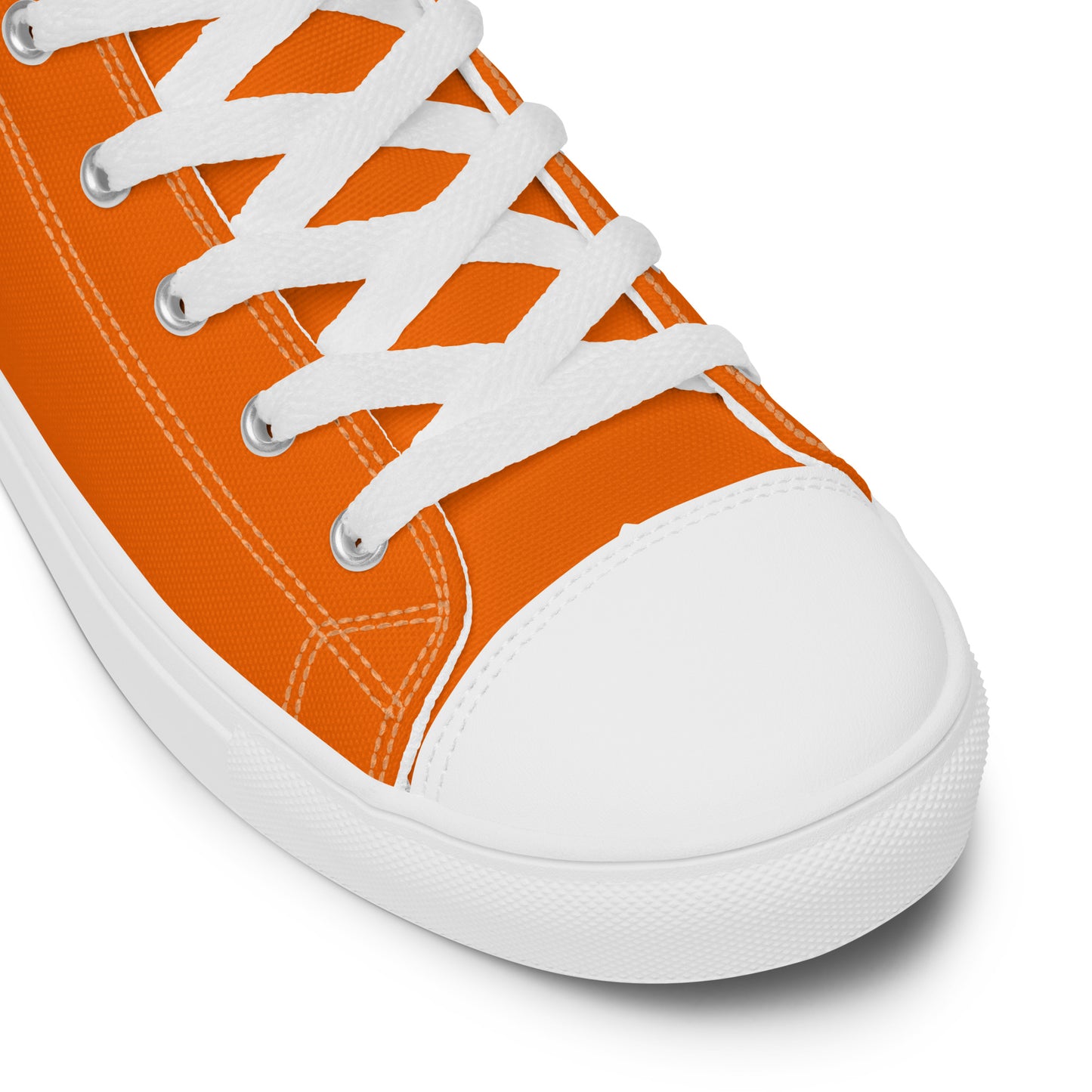 Snooty Fox Art Women’s High Top Canvas Shoes - Tangelo