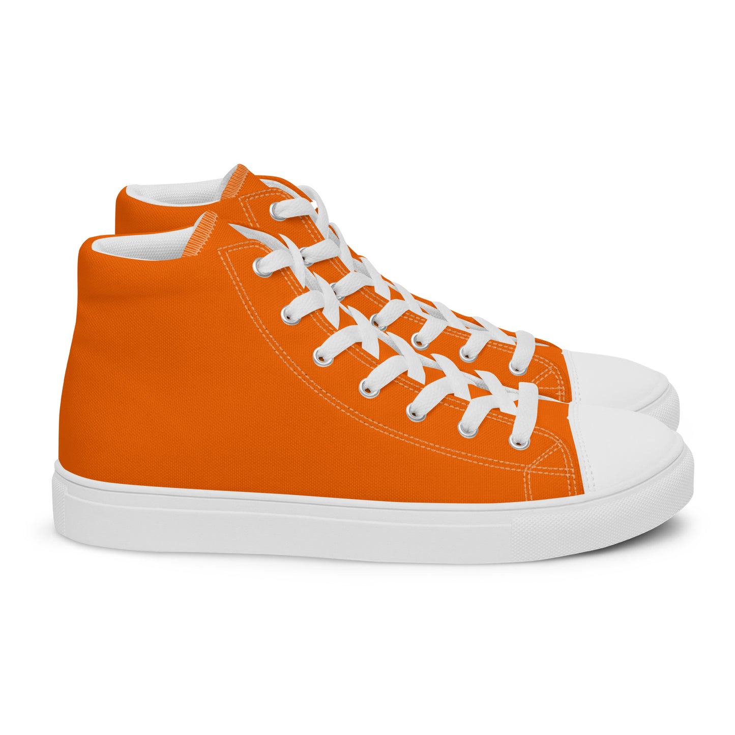 Snooty Fox Art Women’s High Top Canvas Shoes - Tangelo