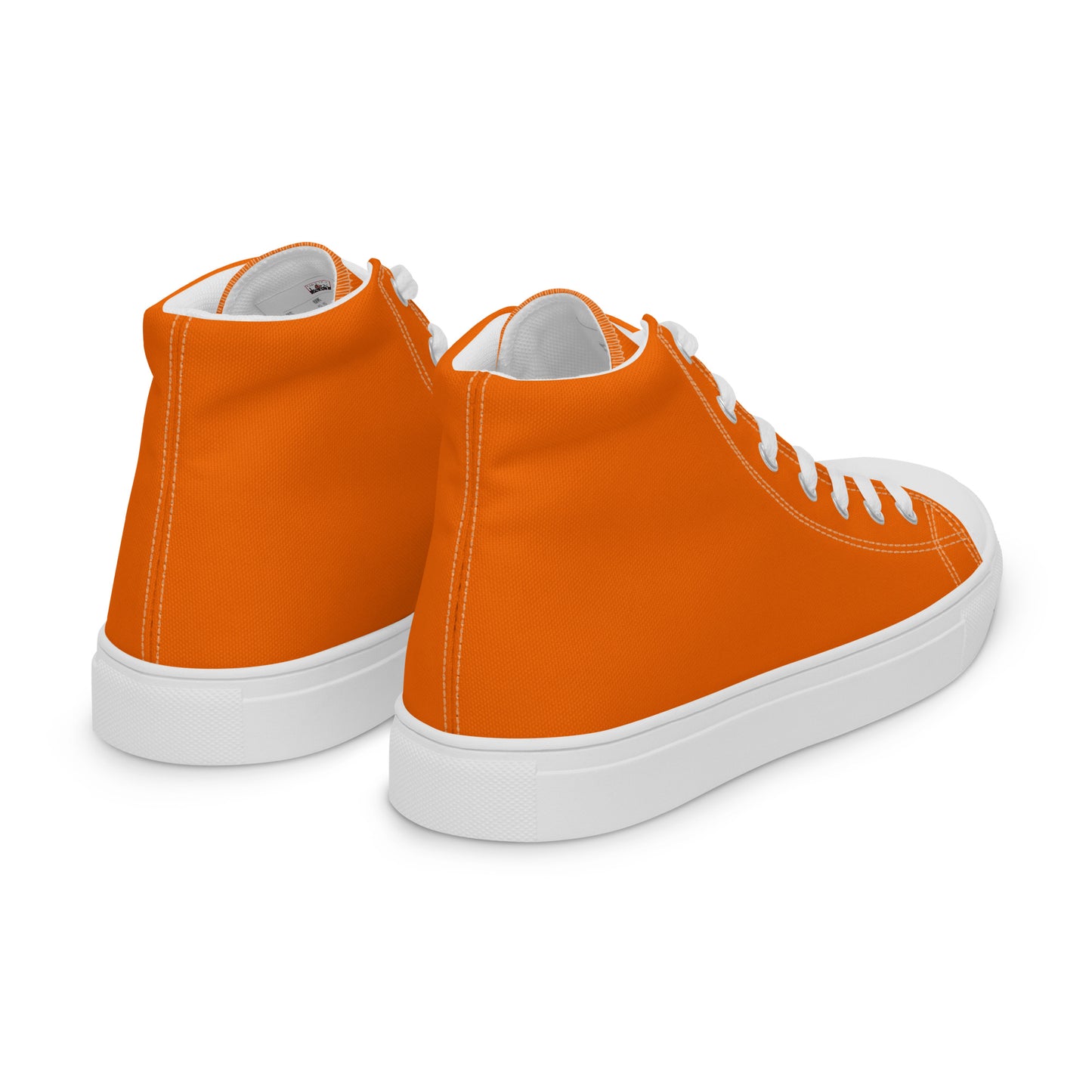 Snooty Fox Art Women’s High Top Canvas Shoes - Tangelo