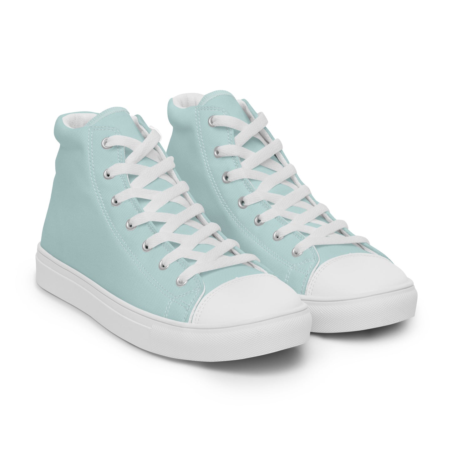 Snooty Fox Art Women’s High Top Canvas Shoes - Skylight