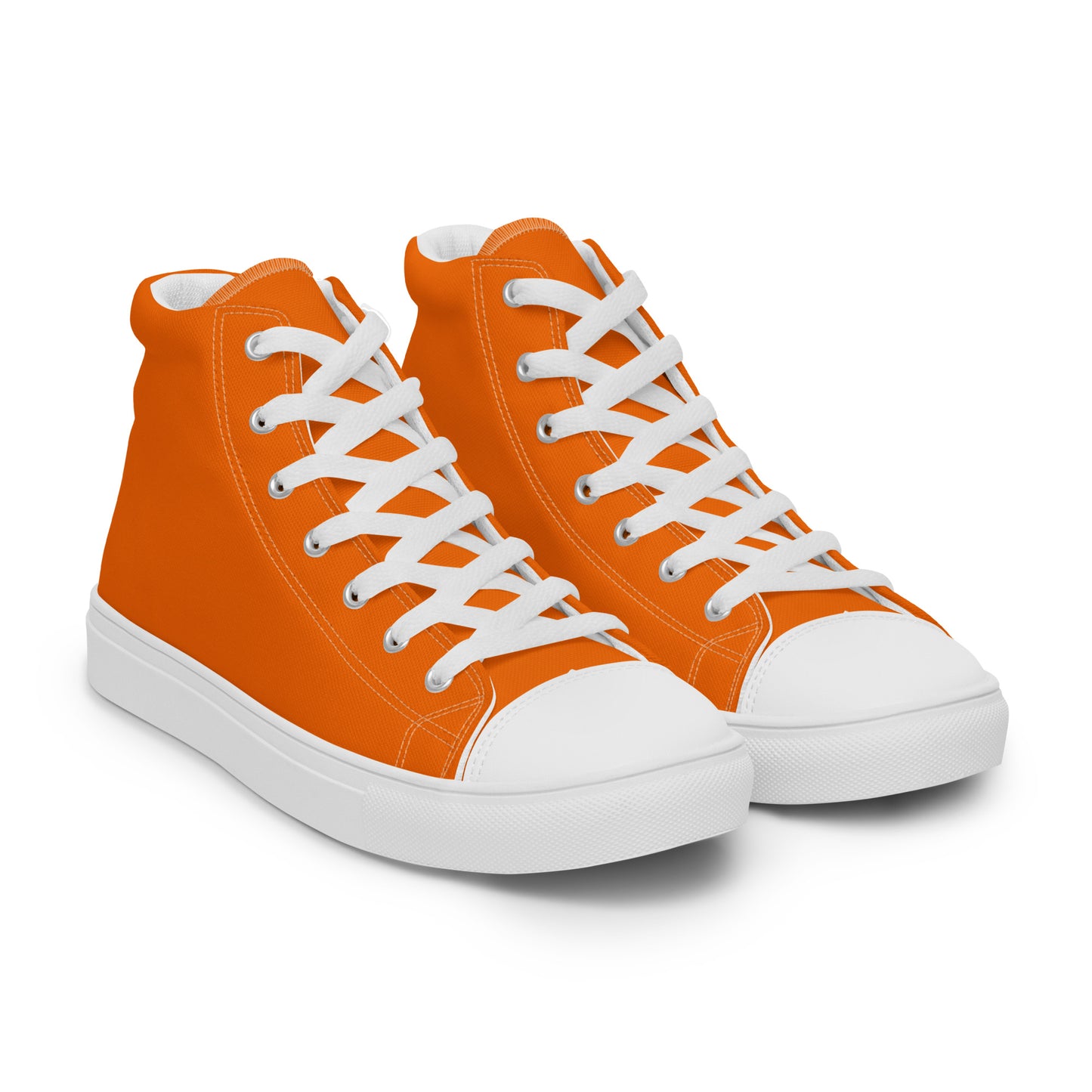 Snooty Fox Art Women’s High Top Canvas Shoes - Tangelo