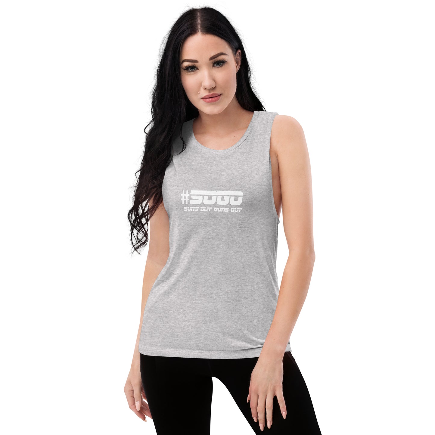 Snooty Fox Art Ladies’ Muscle Tank - SOGO (Suns out Guns out)