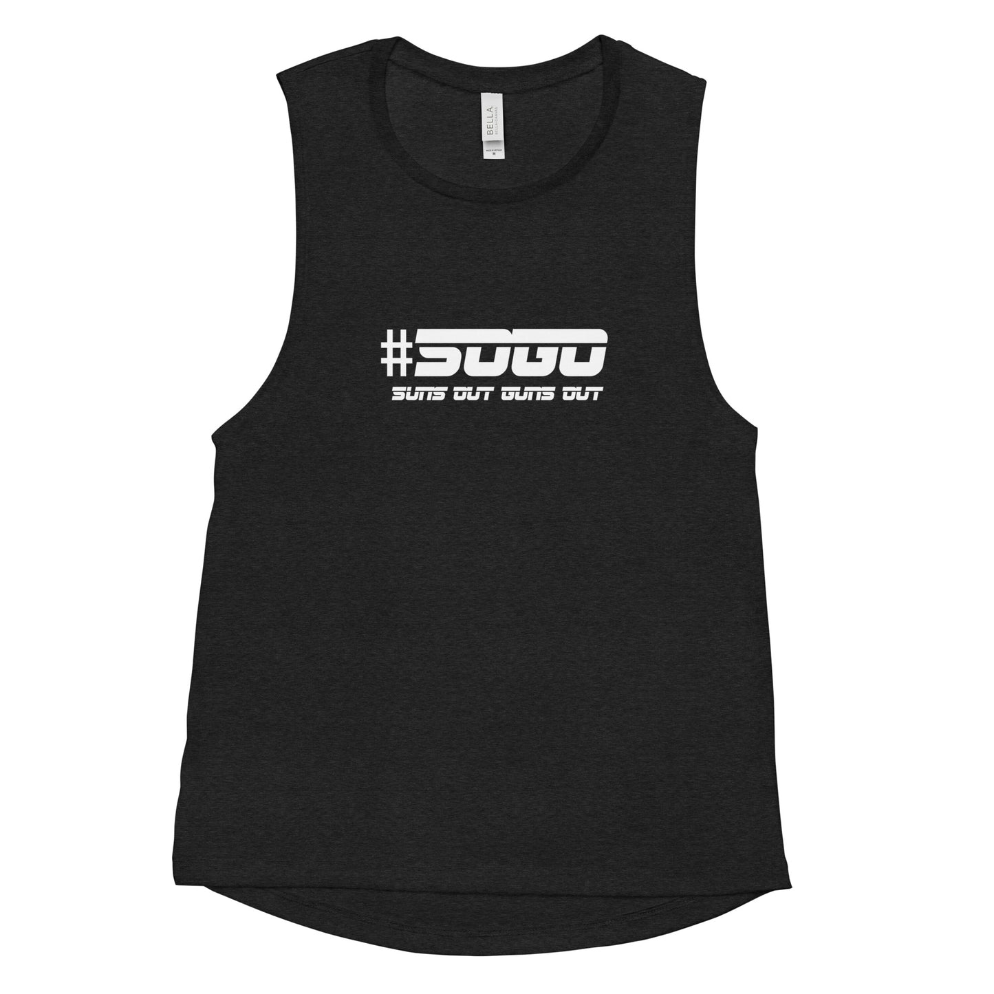 Snooty Fox Art Ladies’ Muscle Tank - SOGO (Suns out Guns out)