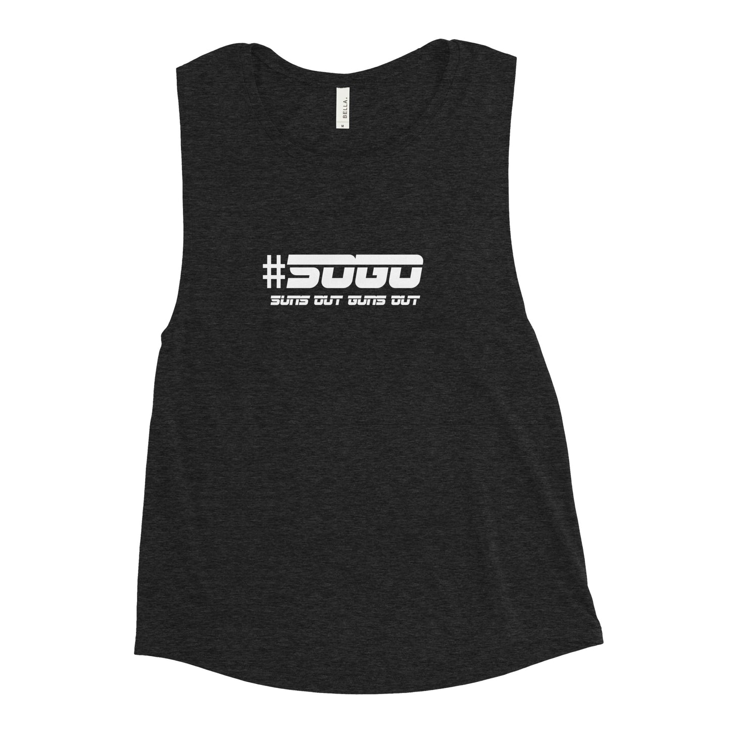 Snooty Fox Art Ladies’ Muscle Tank - SOGO (Suns out Guns out)