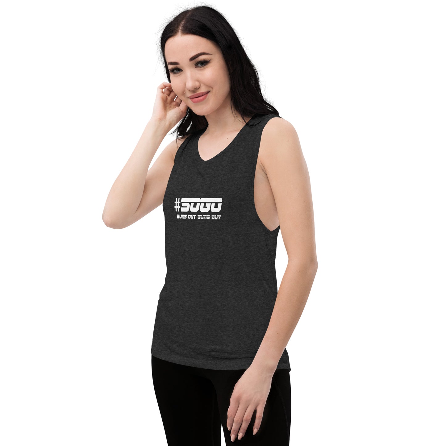 Snooty Fox Art Ladies’ Muscle Tank - SOGO (Suns out Guns out)