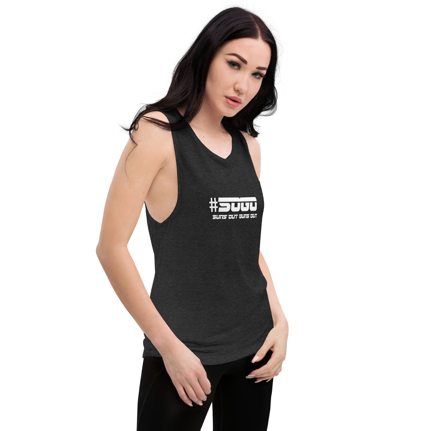 Snooty Fox Art Ladies’ Muscle Tank - SOGO (Suns out Guns out)