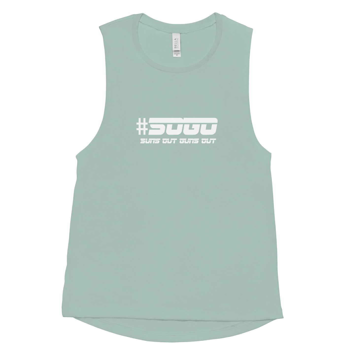 Snooty Fox Art Ladies’ Muscle Tank - SOGO (Suns out Guns out)