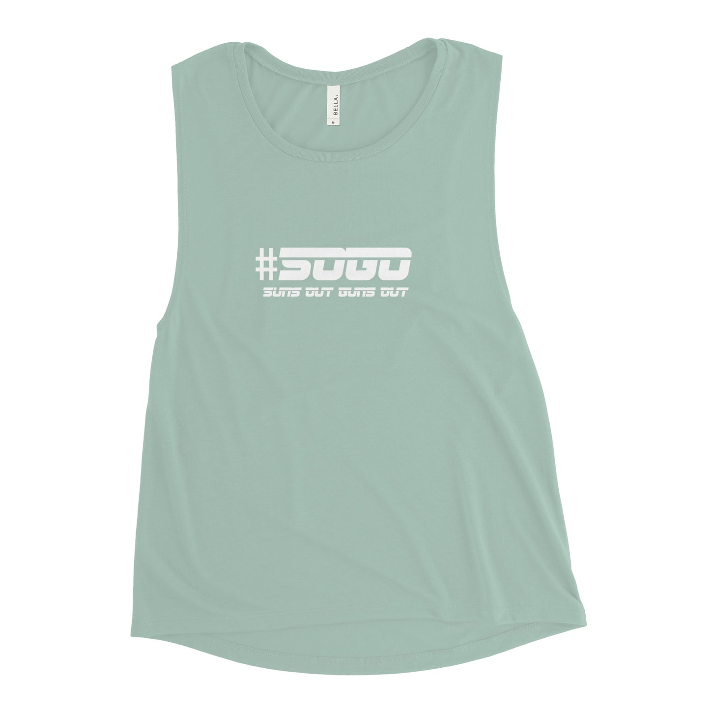 Snooty Fox Art Ladies’ Muscle Tank - SOGO (Suns out Guns out)