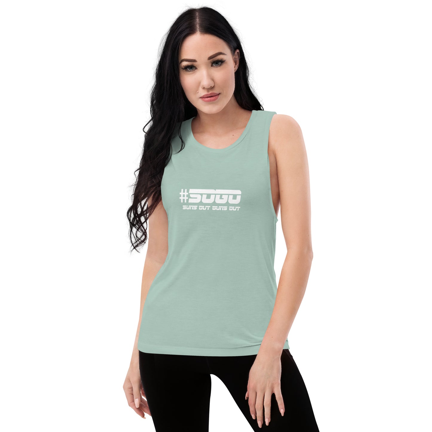 Snooty Fox Art Ladies’ Muscle Tank - SOGO (Suns out Guns out)