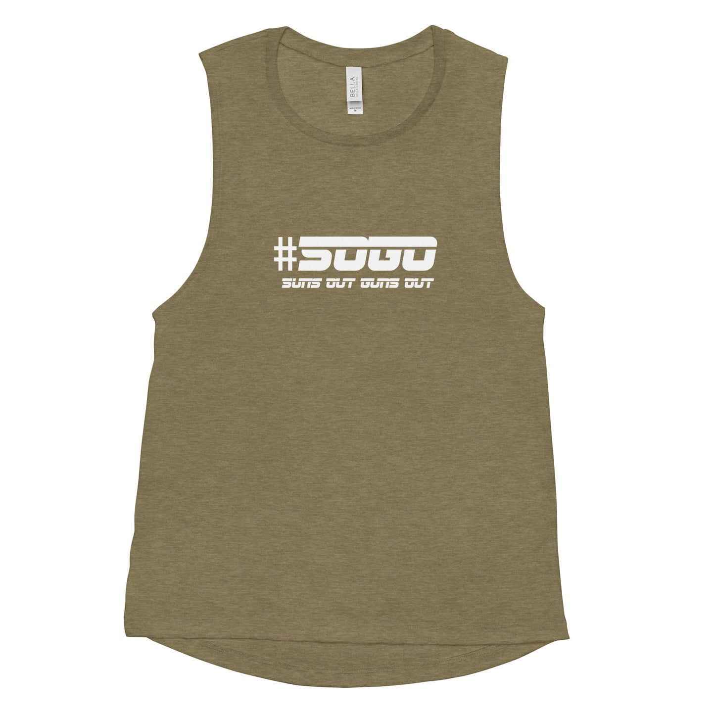 Snooty Fox Art Ladies’ Muscle Tank - SOGO (Suns out Guns out)