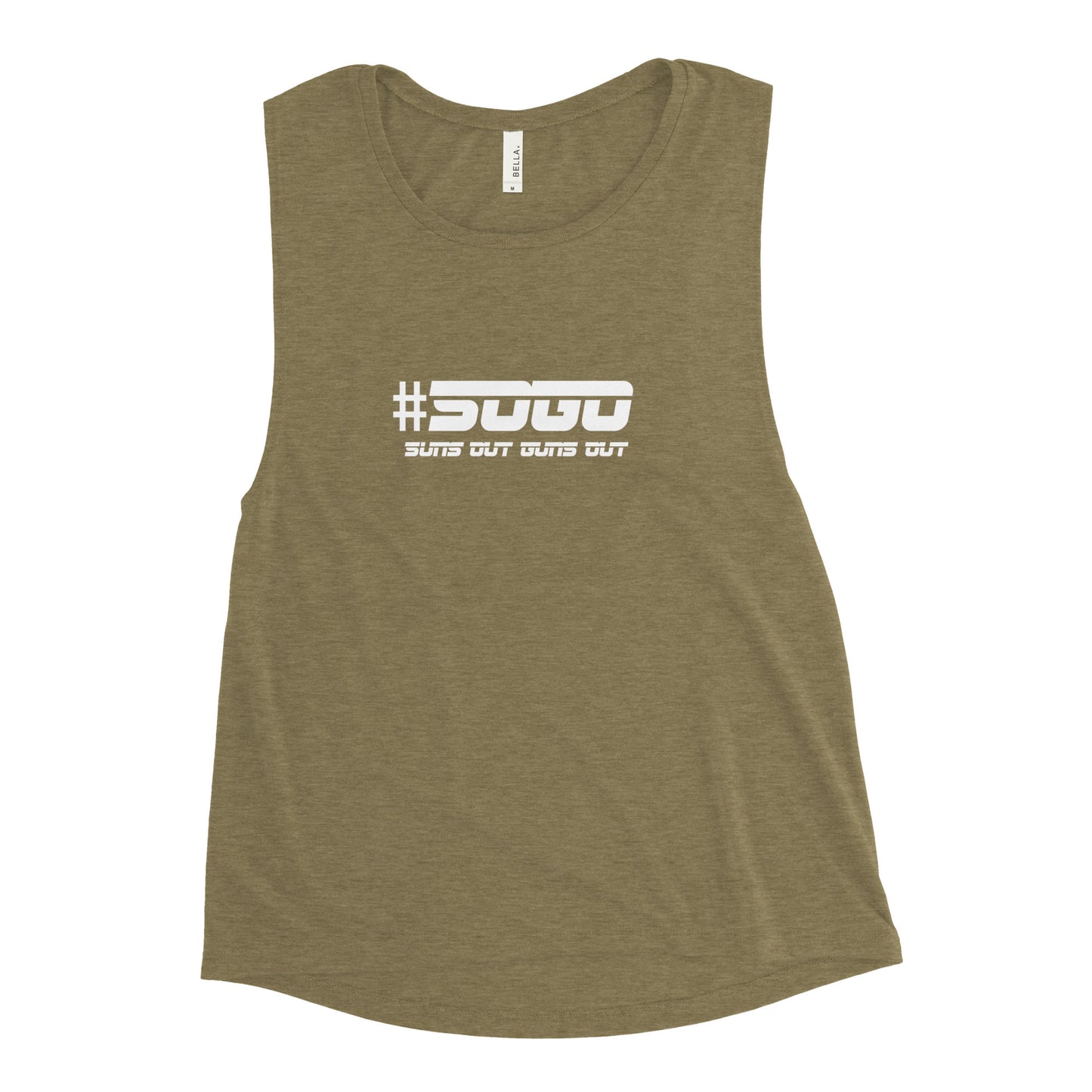Snooty Fox Art Ladies’ Muscle Tank - SOGO (Suns out Guns out)