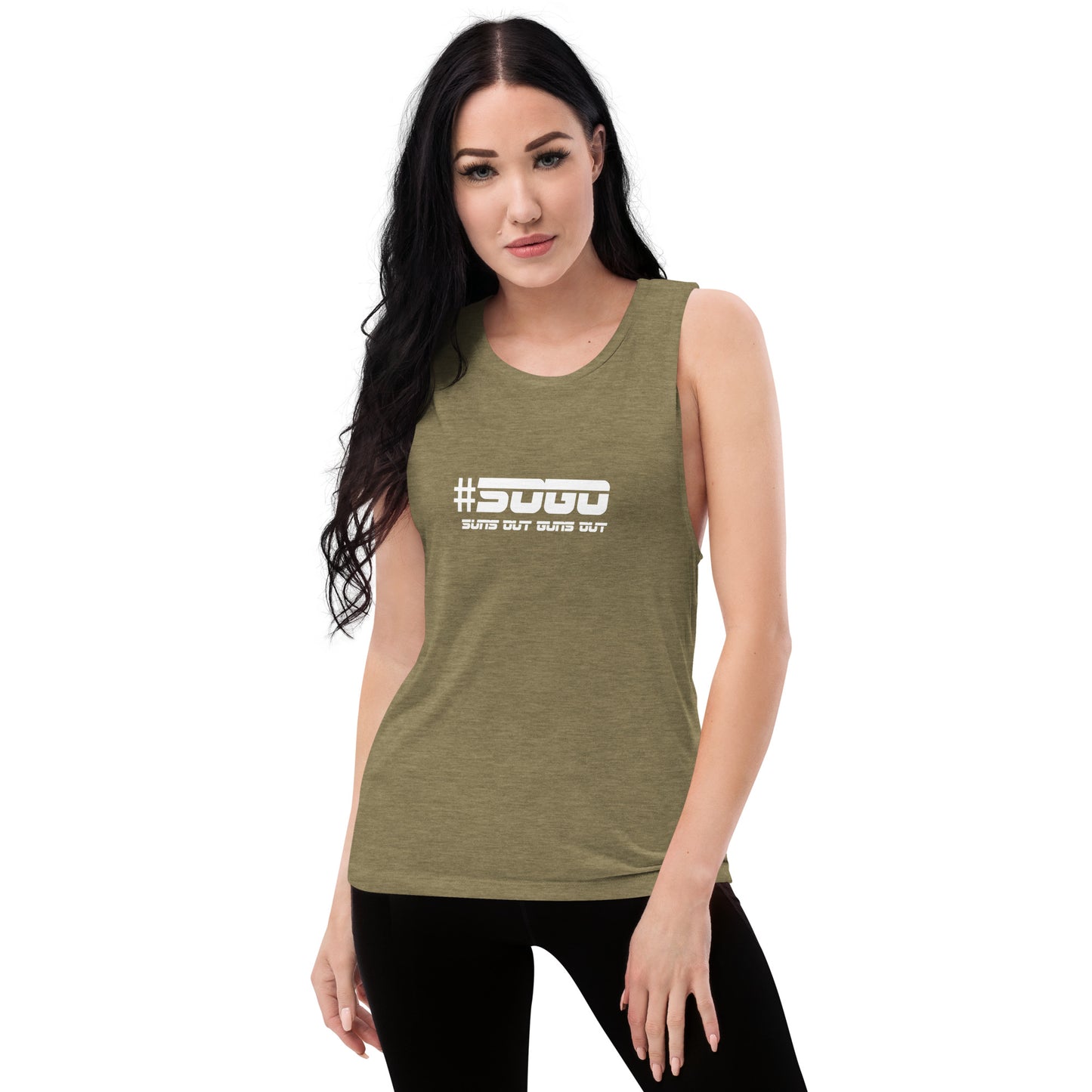 Snooty Fox Art Ladies’ Muscle Tank - SOGO (Suns out Guns out)