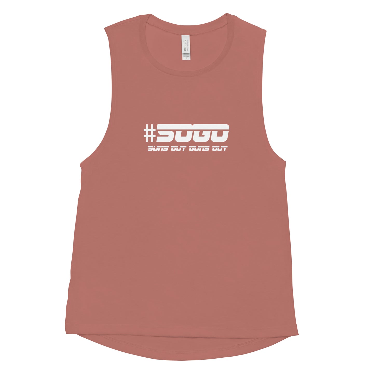 Snooty Fox Art Ladies’ Muscle Tank - SOGO (Suns out Guns out)