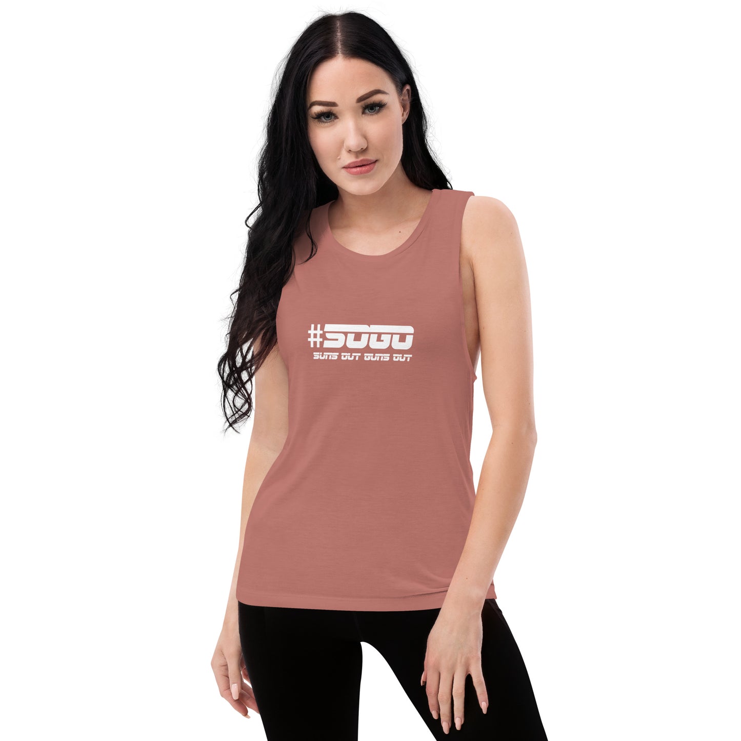 Snooty Fox Art Ladies’ Muscle Tank - SOGO (Suns out Guns out)