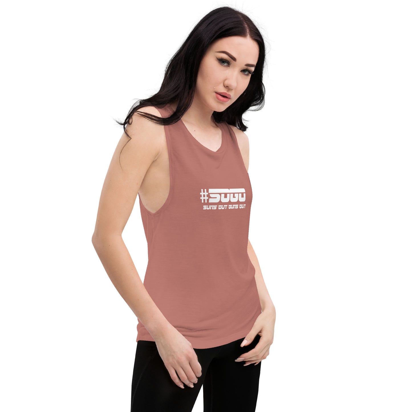 Snooty Fox Art Ladies’ Muscle Tank - SOGO (Suns out Guns out)