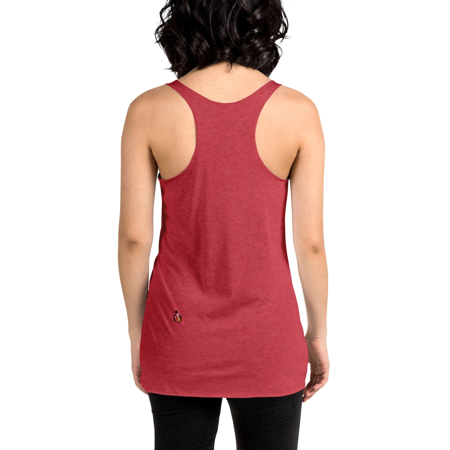 Snooty Fox Art Women's Racerback Tank - Yoga Pose
