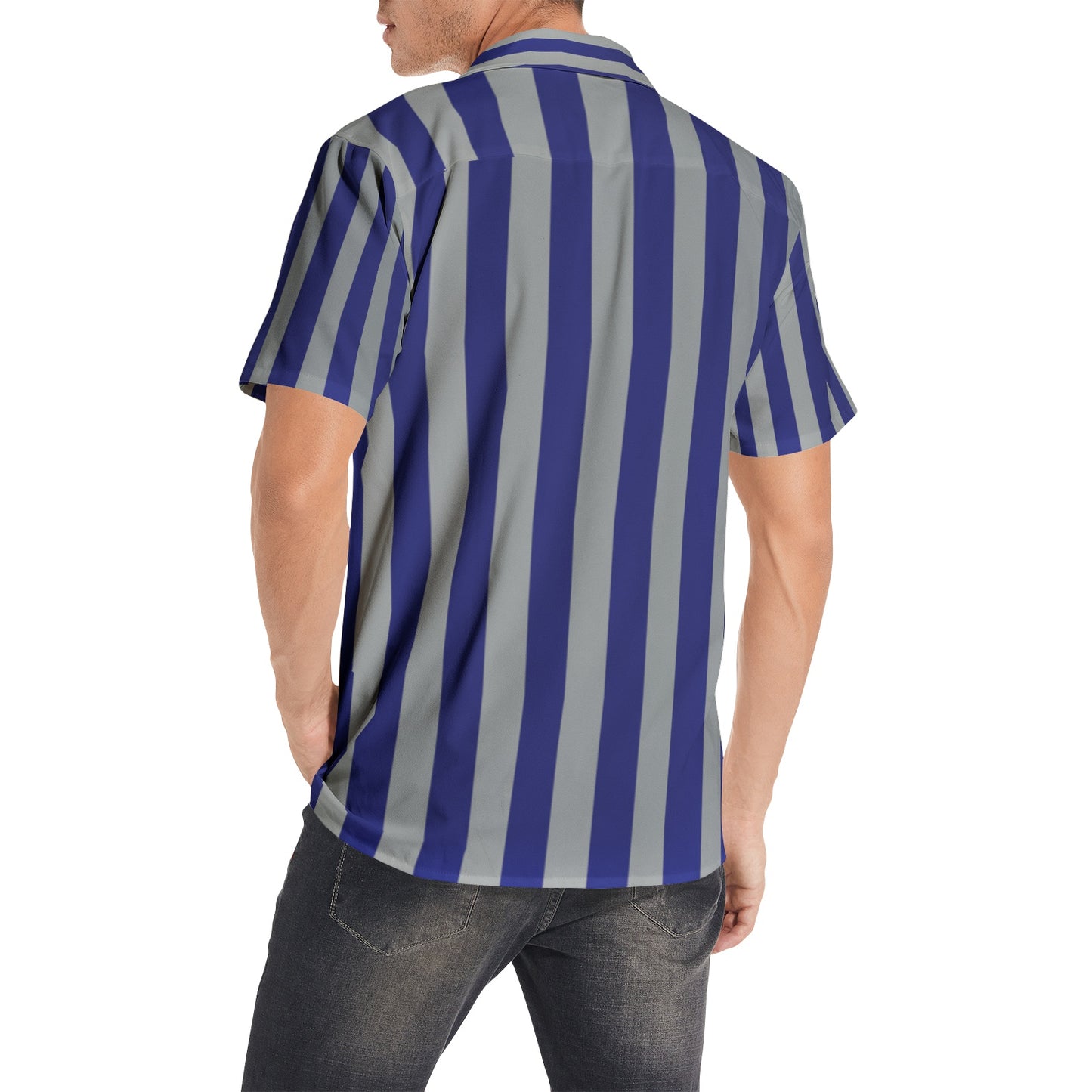 Snooty Fox Art Unisex All-over Print Short Sleeve Shirts - Stripes