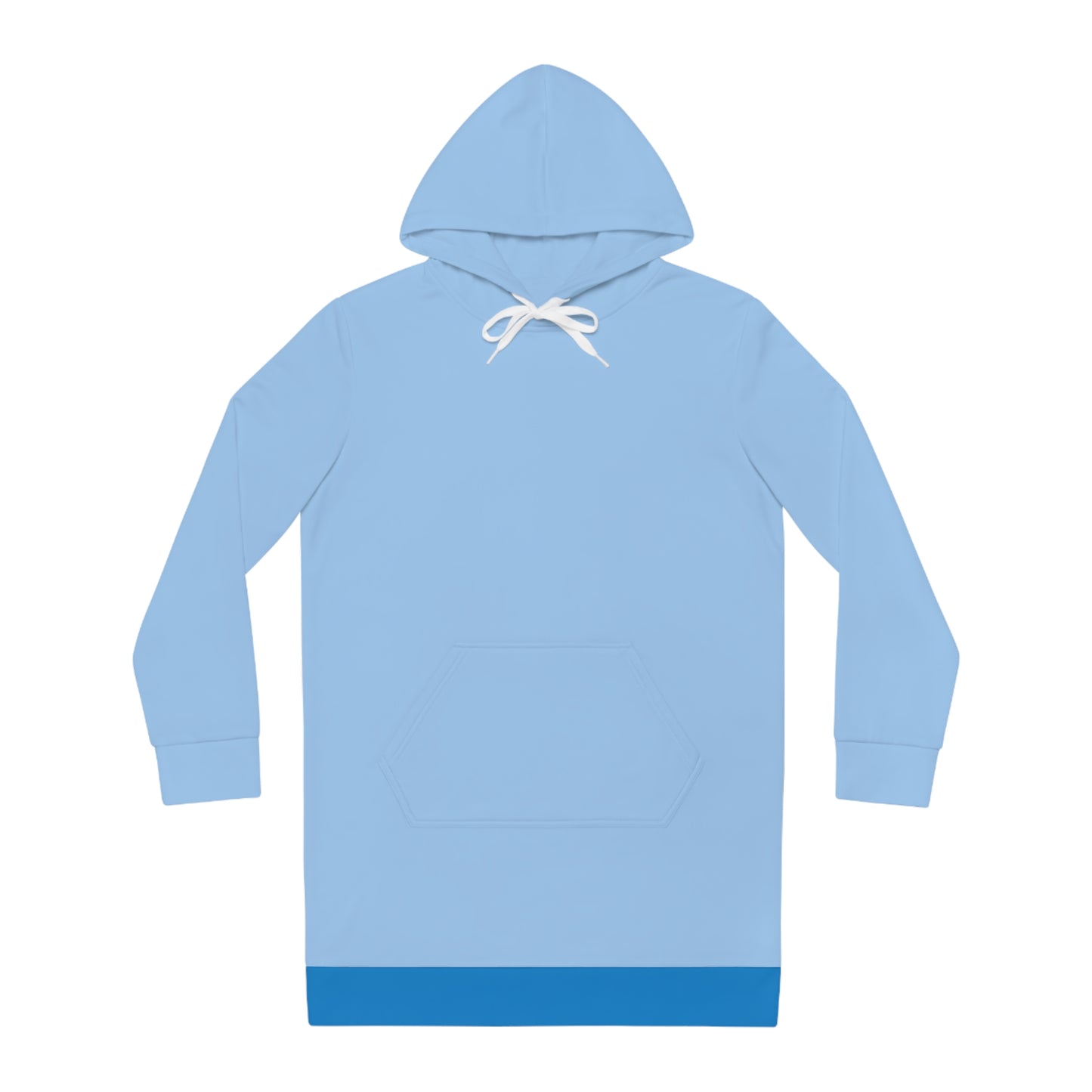 Snooty Fox Art Women's Hoodie Dress (AOP) - Light Blue