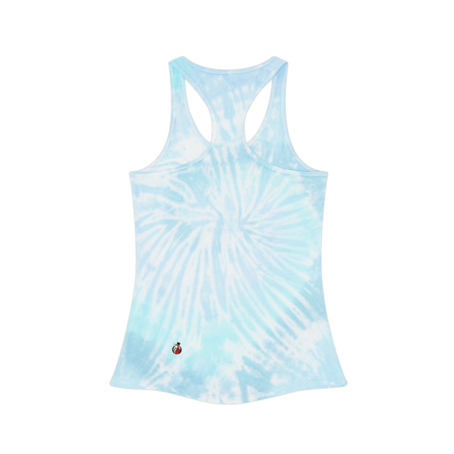 Snooty Fox Art Tie Dye Racerback Tank Top - Just Vote