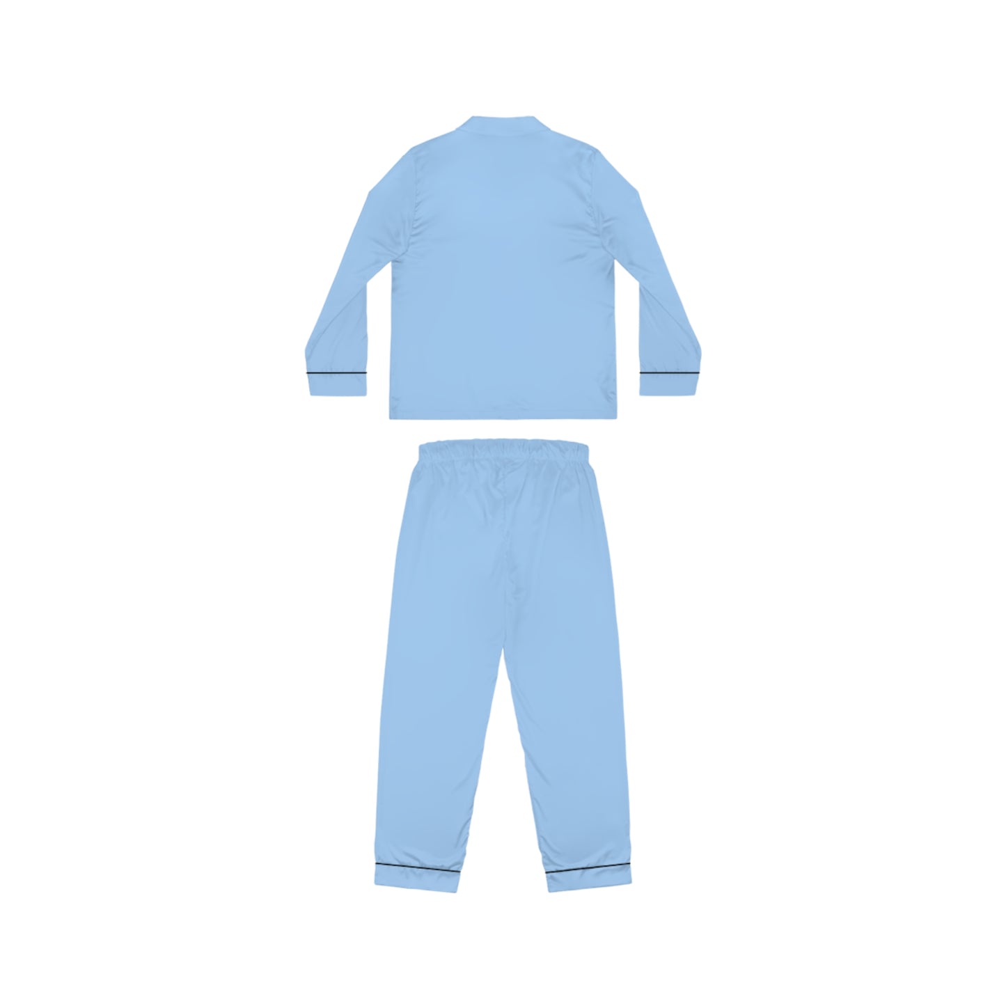 Snooty Fox Art Women's Satin Pajamas (AOP) - Baby Blue