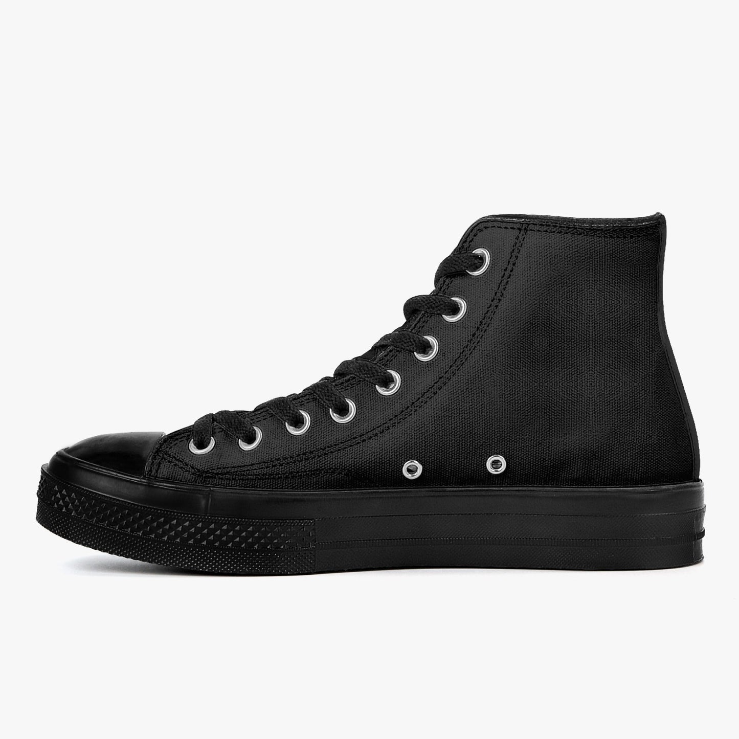 Snooty Fox Art Top Canvas Shoes - Black - Hi Top