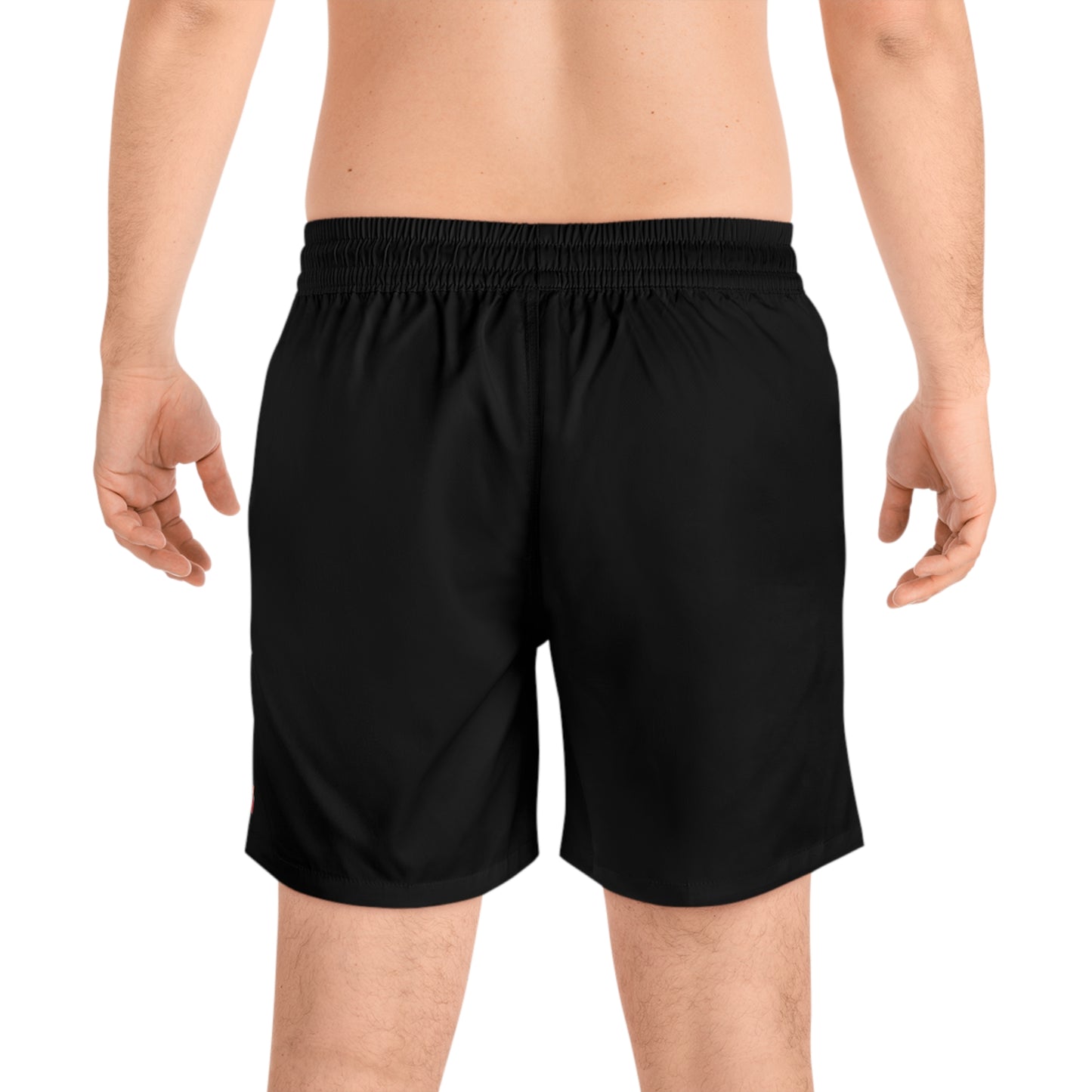 Snooty Fox Art Mid-Length Swim Shorts (AOP) - Logo Swim Shorts