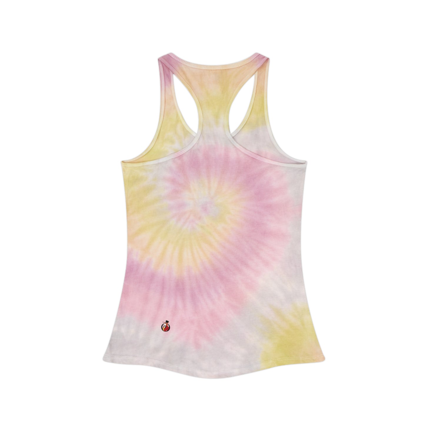 Snooty Fox Art Tie Dye Racerback Tank Top - Just Vote