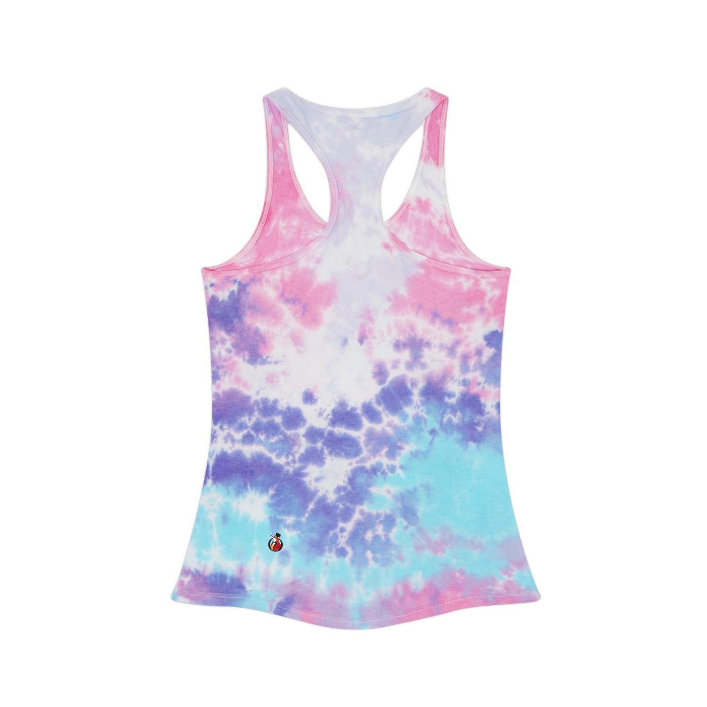 Snooty Fox Art Tie Dye Racerback Tank Top - Just Vote