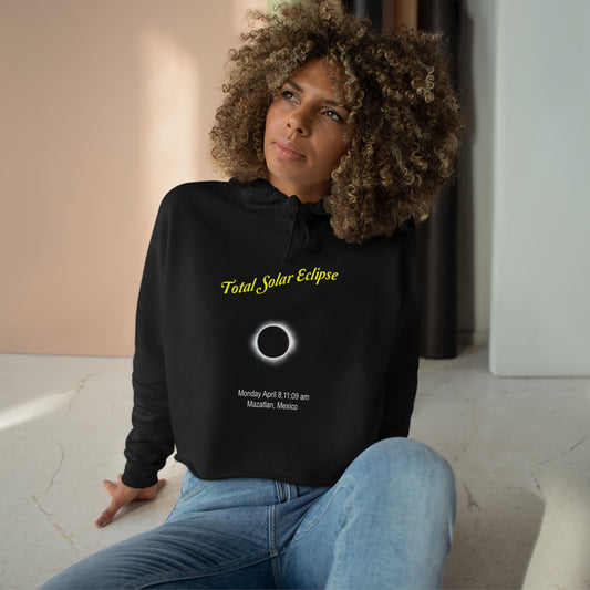 Snooty Fox Art Crop Hoodie - Solar Eclipse