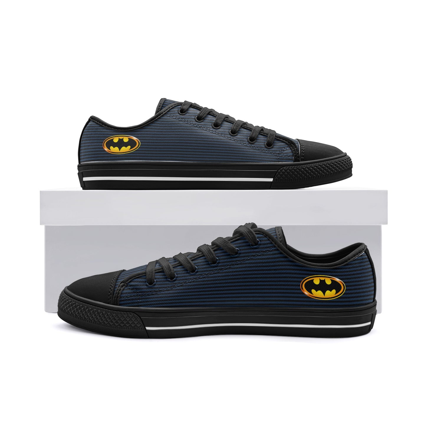 Snooty Fox Art Unisex Low Top Canvas Shoes - Batman