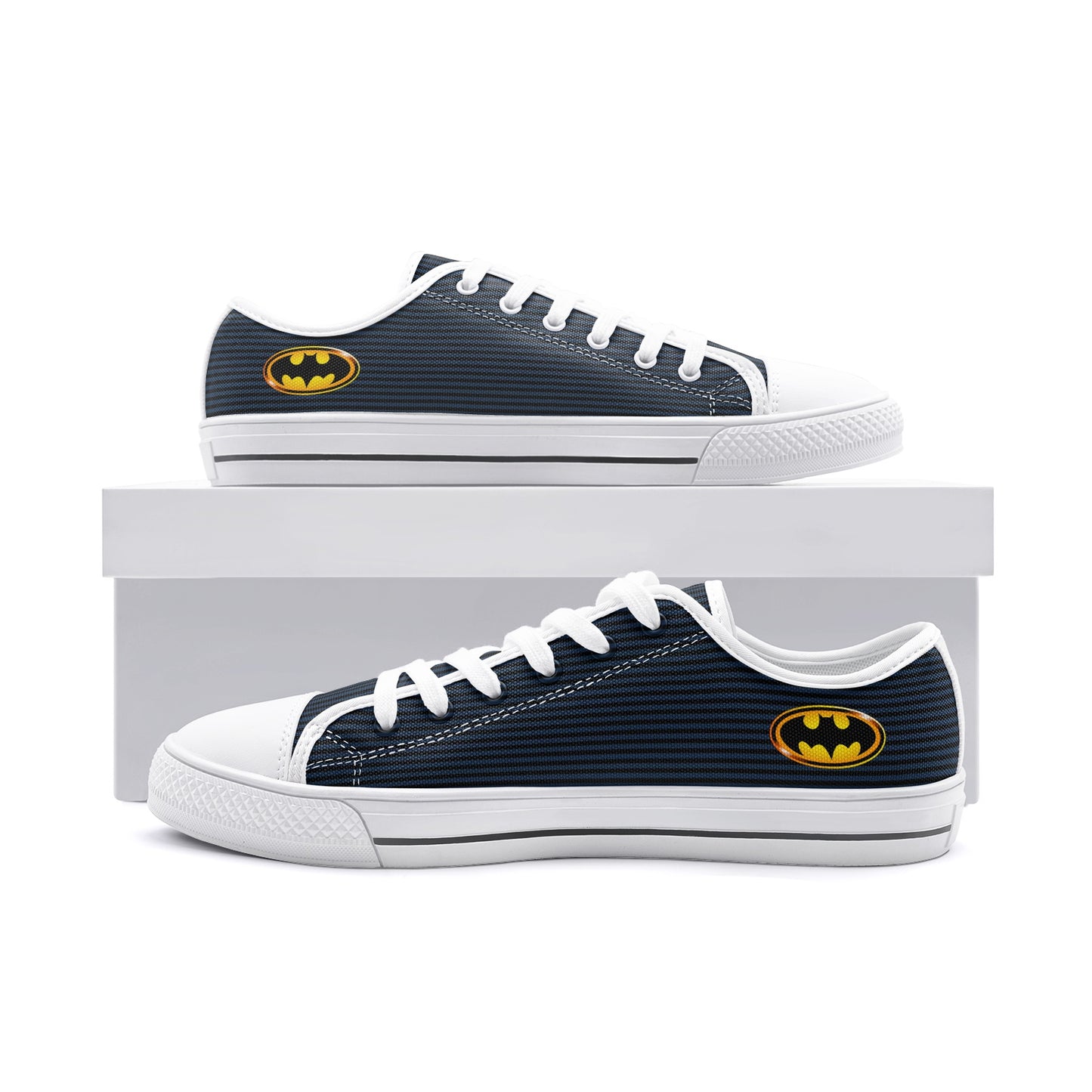 Snooty Fox Art Unisex Low Top Canvas Shoes - Batman