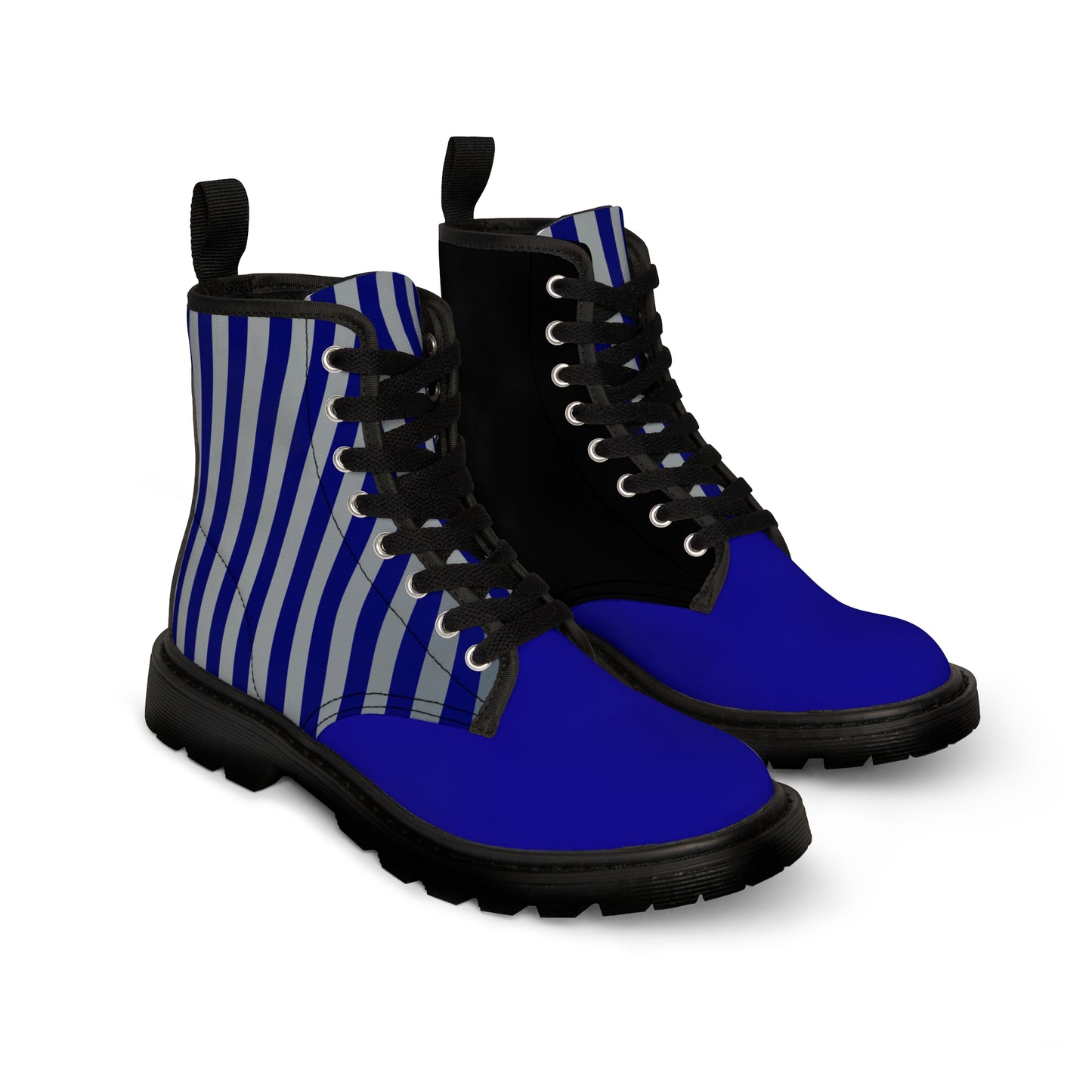 Snooty Fox Art Women's Canvas Boots - Blue Boots