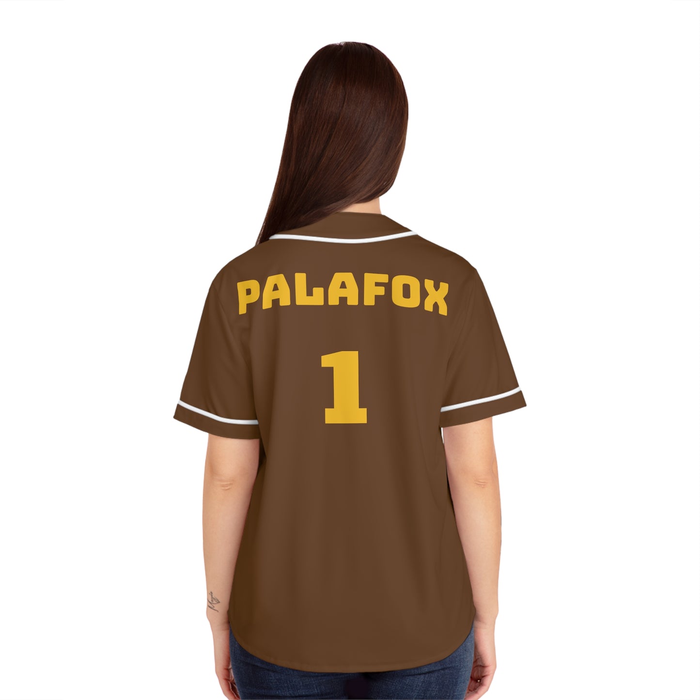Snooty Fox Art Women's Baseball Jersey (AOP) - Family Name