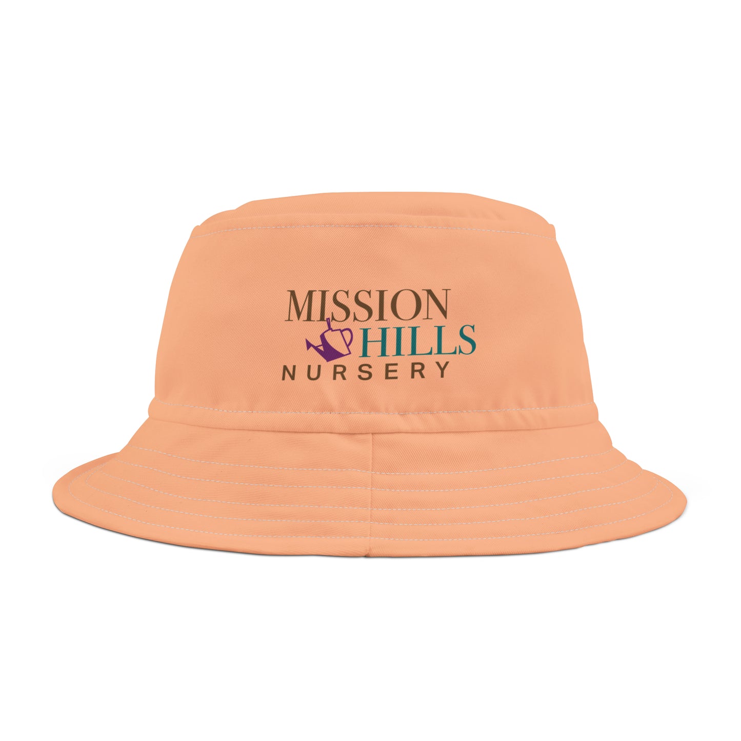Snooty Fox Art Bucket Hat (AOP) - Mission Hills Nursery Logo