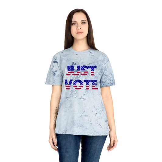 Snooty Fox Art Unisex Color Blast T-Shirt - Just Vote