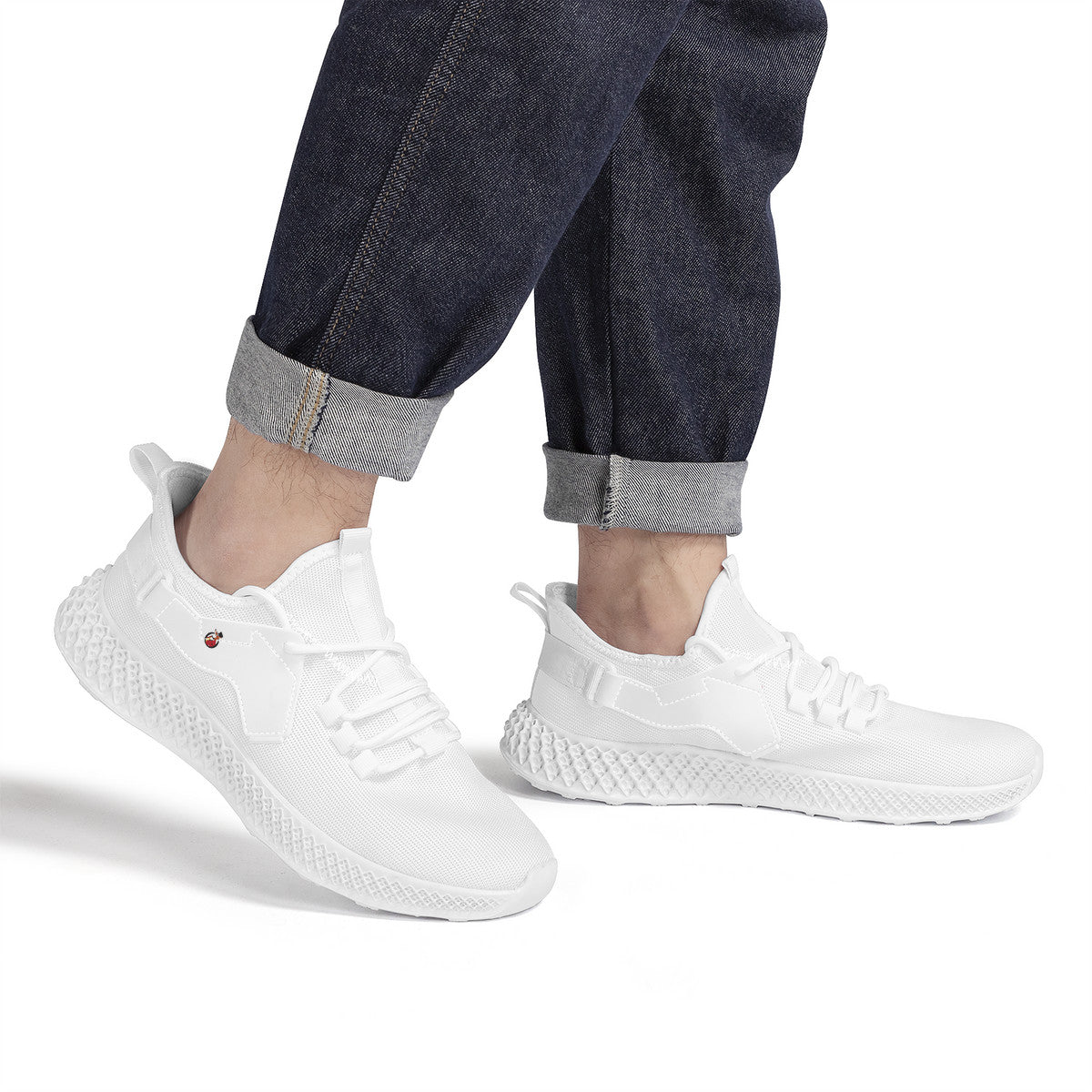 Snooty Fox Art  - SF_S37 New Arrival Mesh Knit Shoes - Fox Logo