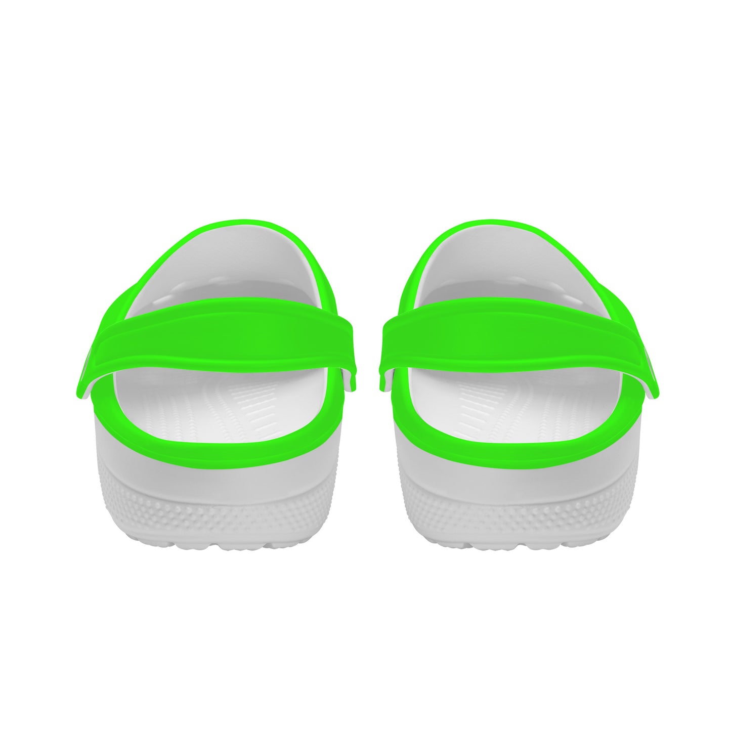 Snooty Fox Art Crocs Clogs - Bright Green