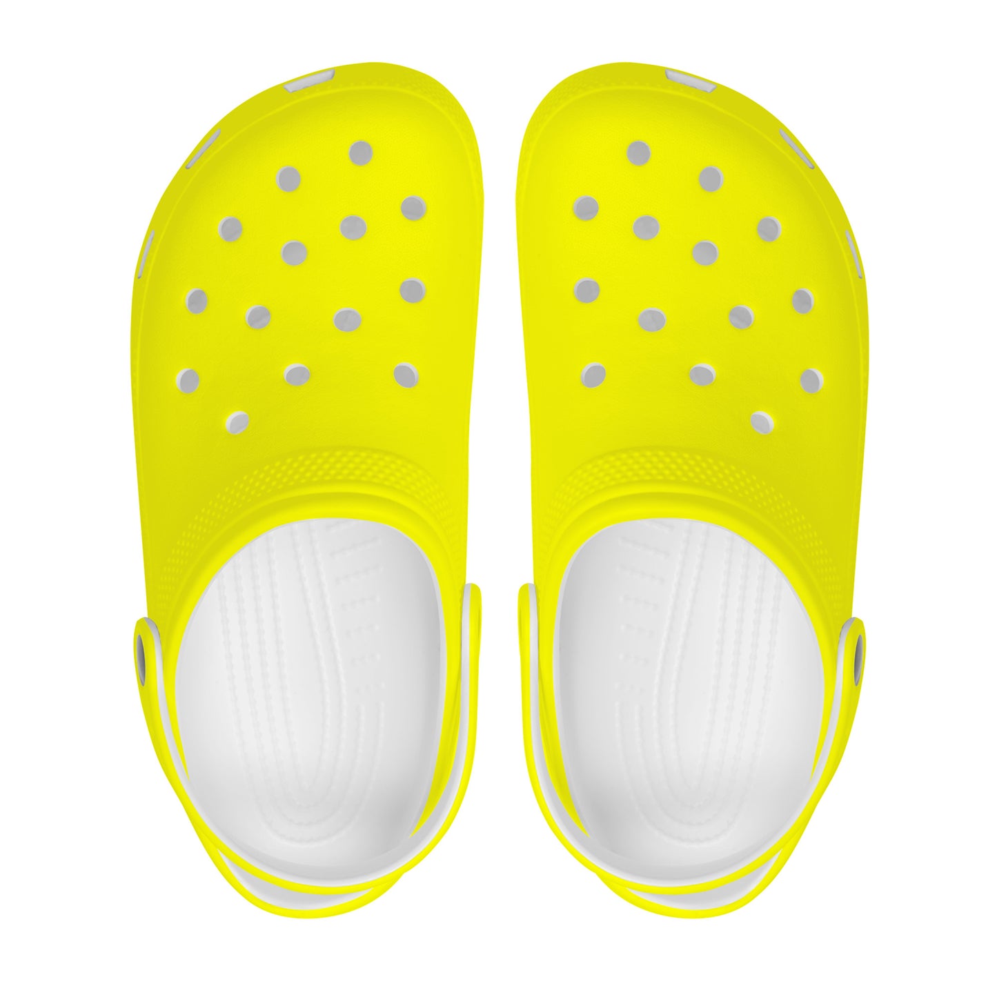 Snooty Fox Art Crocs Clogs - Bright Yellow