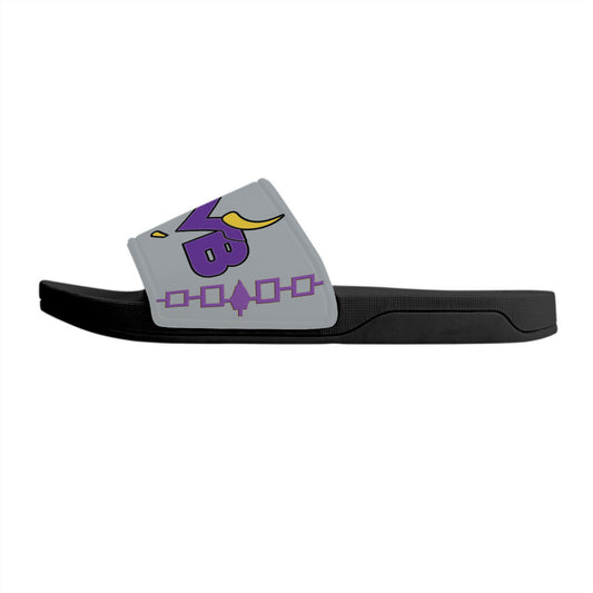 Snooty Fox Art Slide Sandals - Black / Gray D30