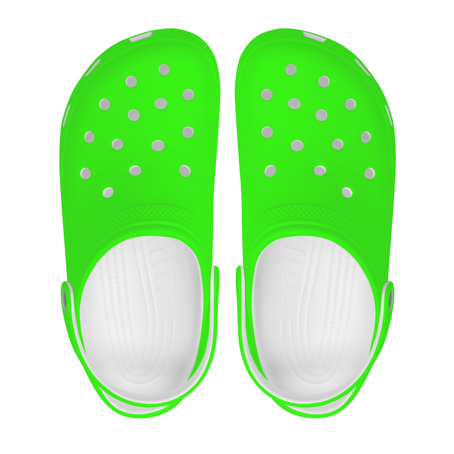 Snooty Fox Art Crocs Clogs - Bright Green