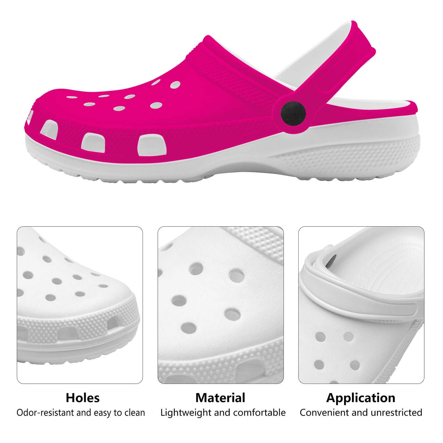 Snooty Fox Art Crocs Clogs - Mex Pink