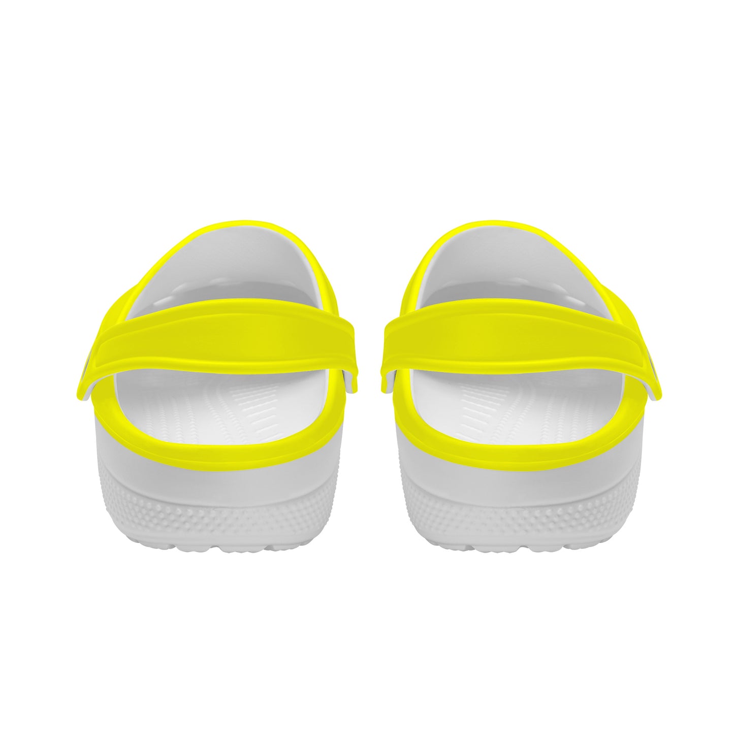 Snooty Fox Art Crocs Clogs - Bright Yellow