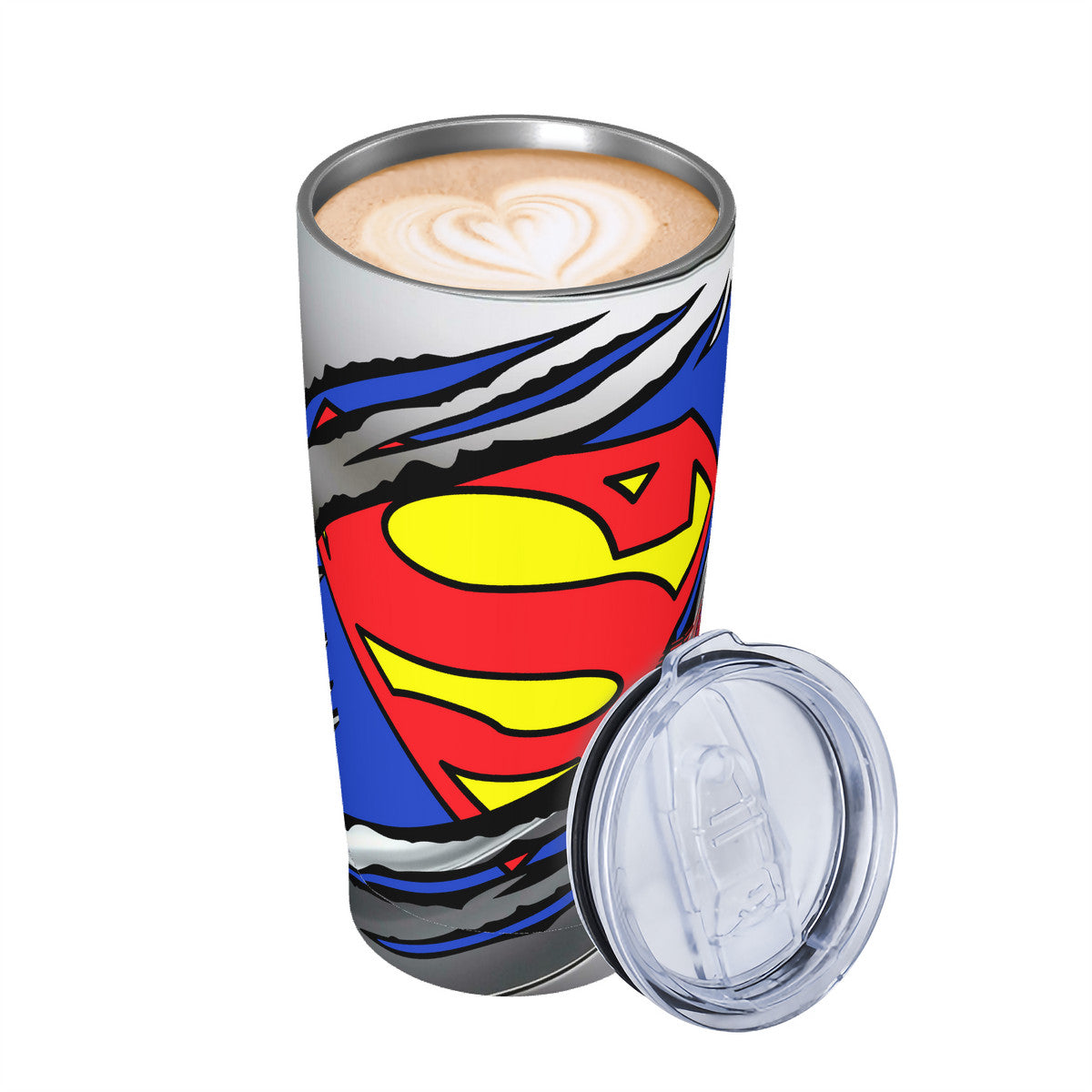 Snooty Fox Art - HC_C81 20oz Stainless Steel Straw Lid Cup - Survivor